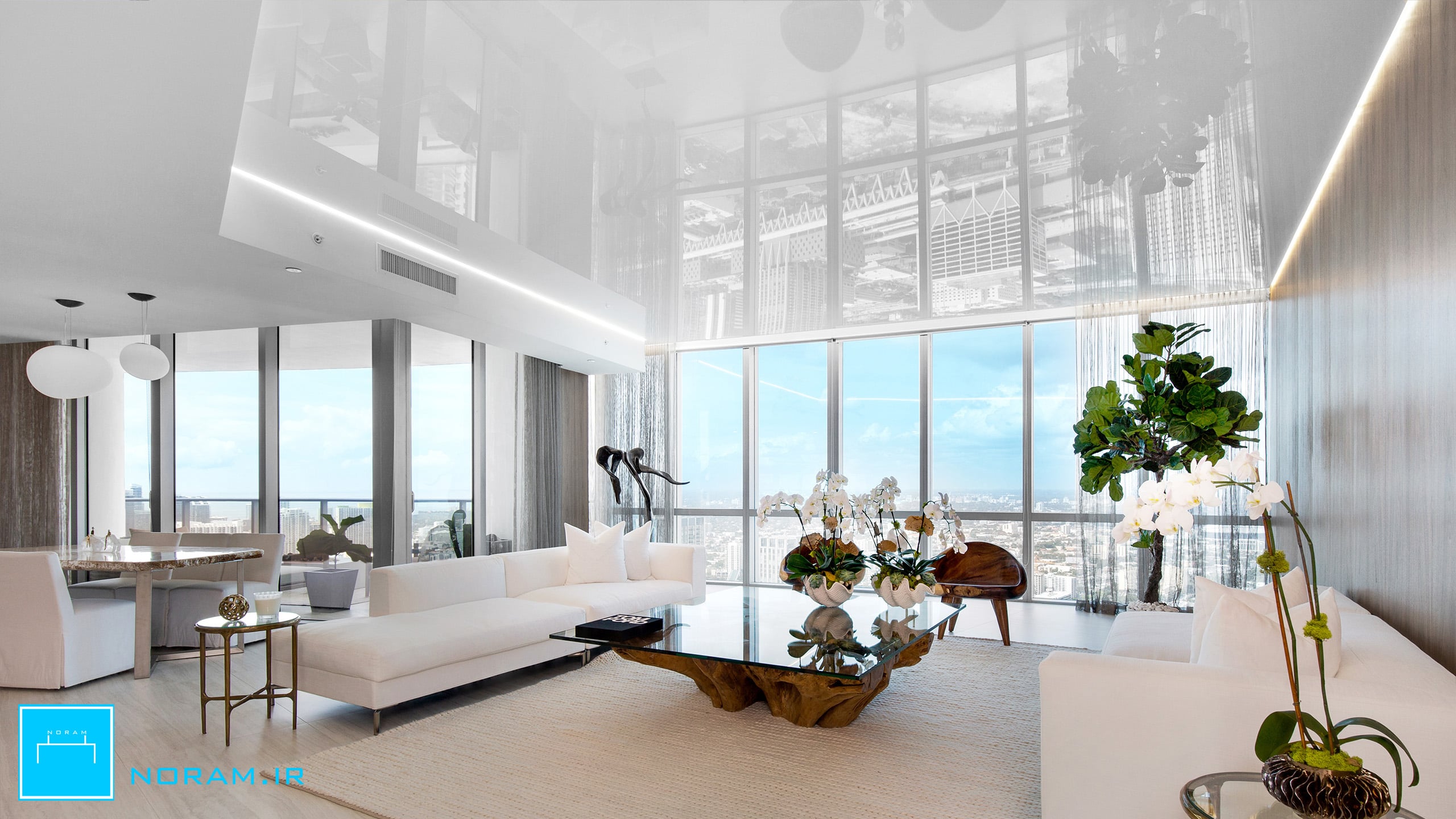 سقف کشسان باریسول لاکر سفید