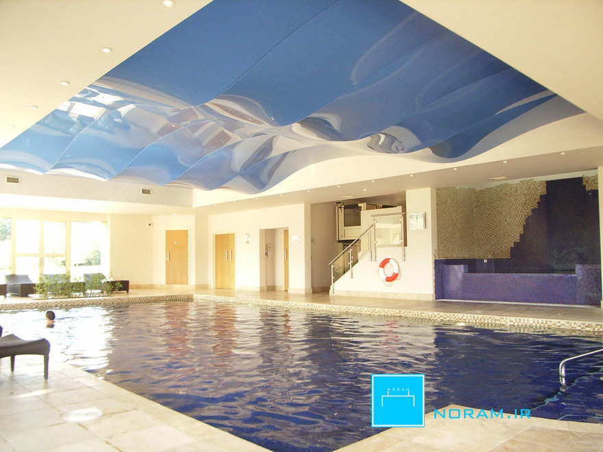 سقف کشسان استخر موج دار
