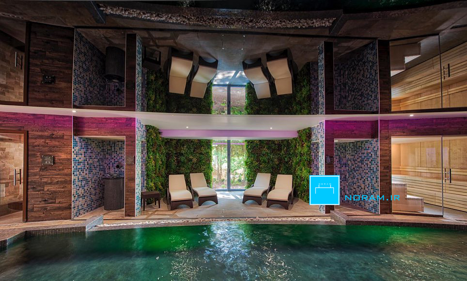 سقف کشسان استخر لاکر