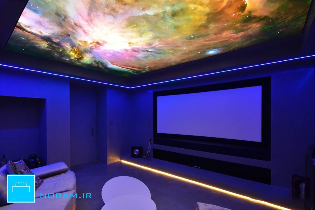 نمونه کار سقف کشسان پرینتی