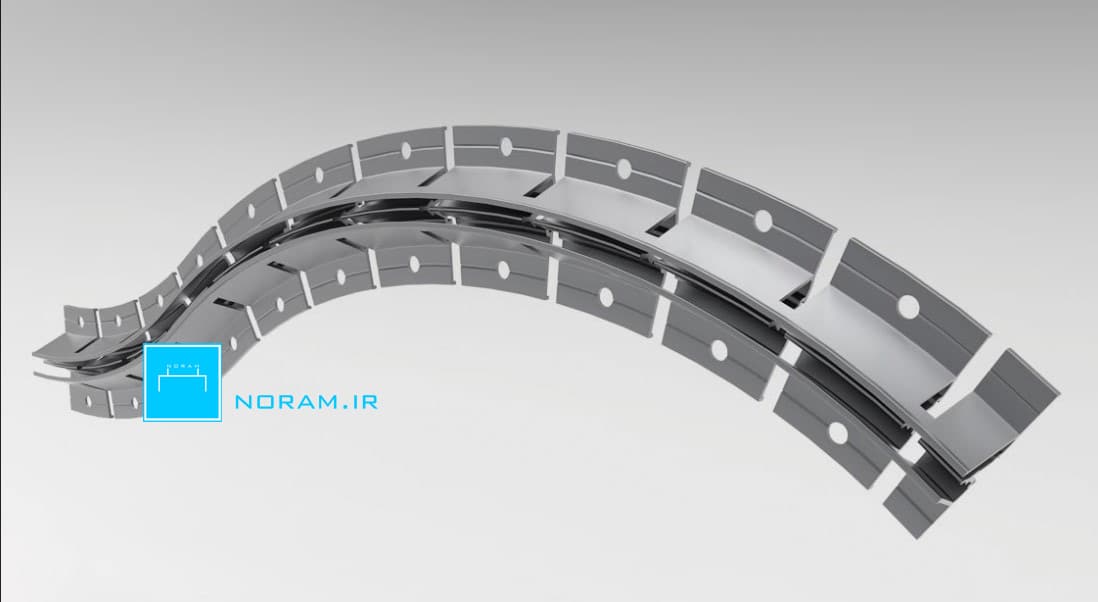 شیار زدن پروفیل سقف کشسان