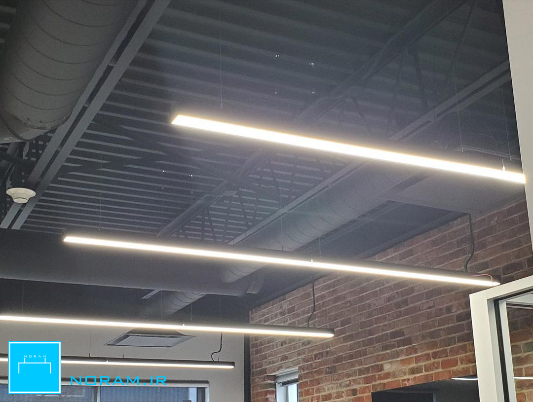 چراغ خطی مشکی لاین نوری آویز
