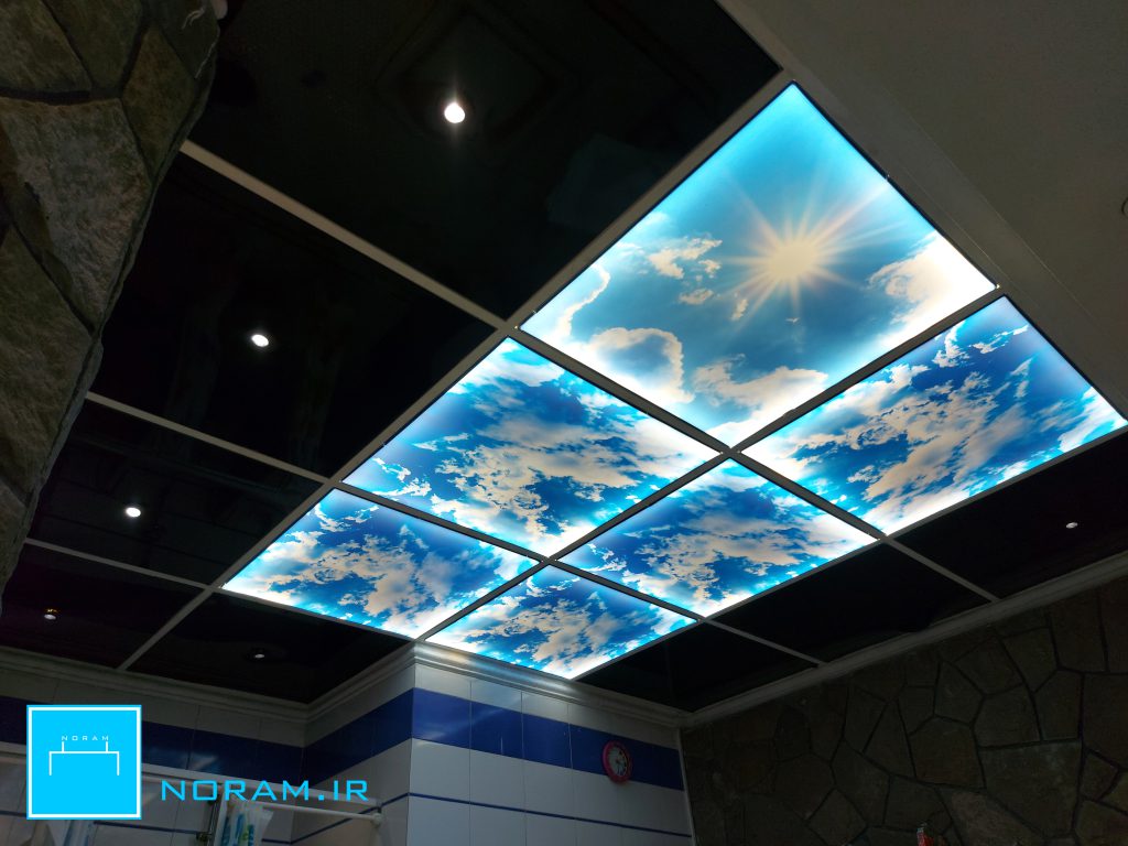 نمونه کار سقف کشسان در استخر تهران