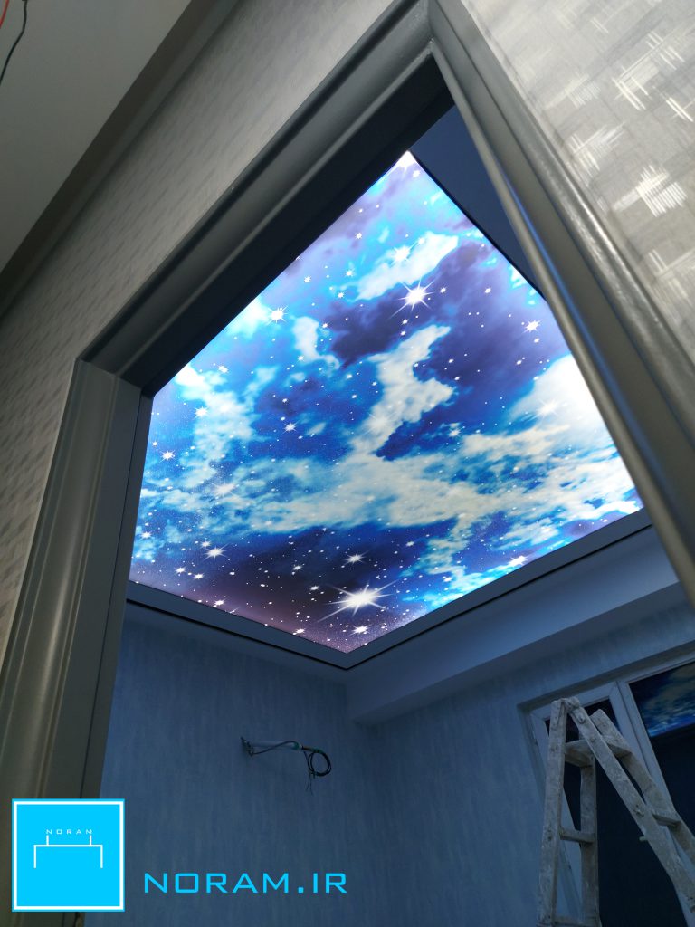 پروژه سقف کشسان اتاق خواب چیتگر