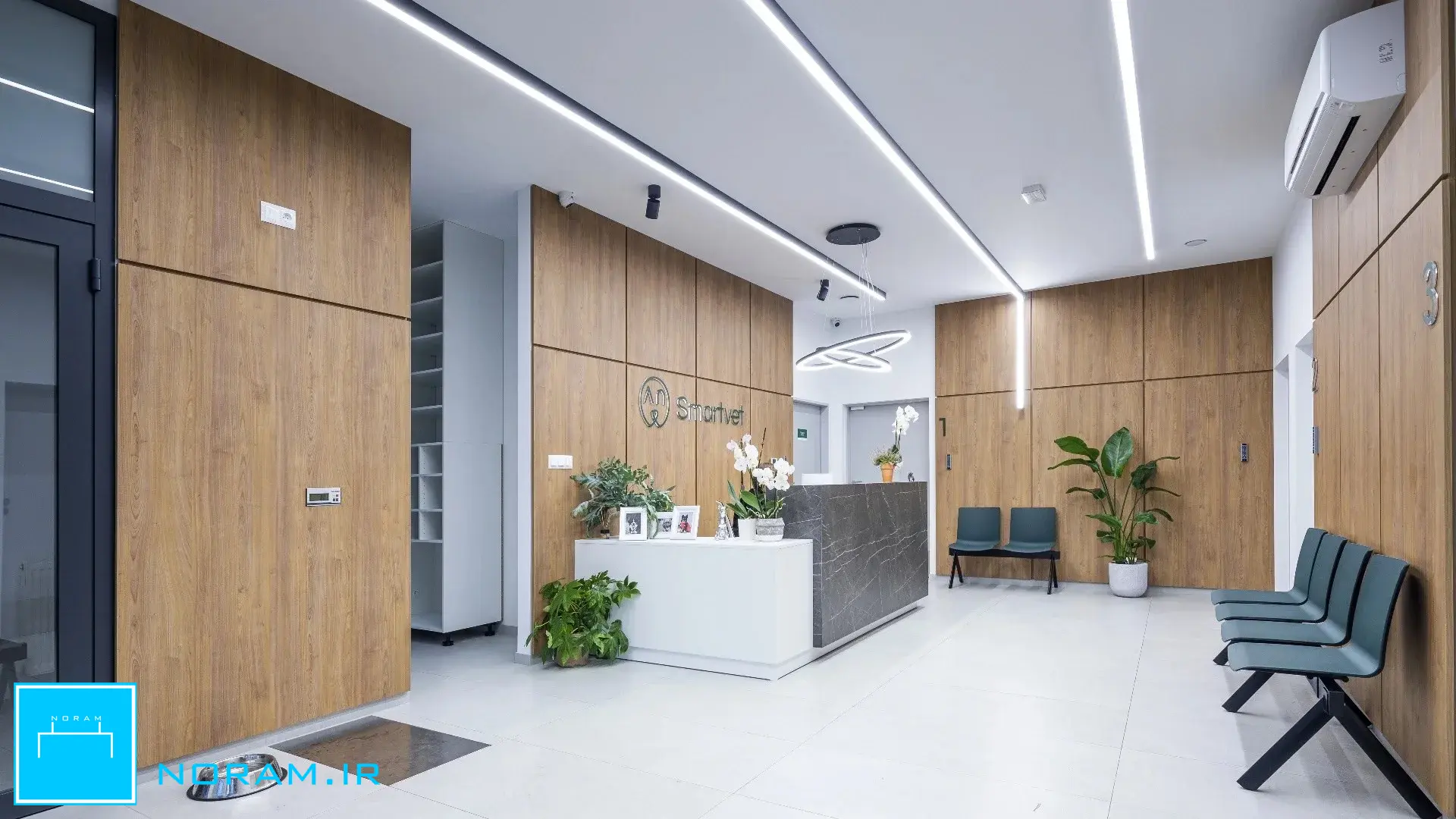 چراغ خطی روکار نورام