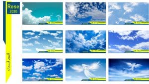 گالری سقف کشسان چاپی طرح های آسمان مجازی