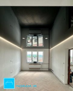 سقف کشسان آیینه ای پروژه نورام در شهرک غرب